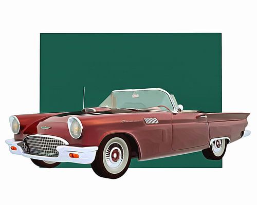 Klassieke auto – Oldtimer Ford Thunderbird