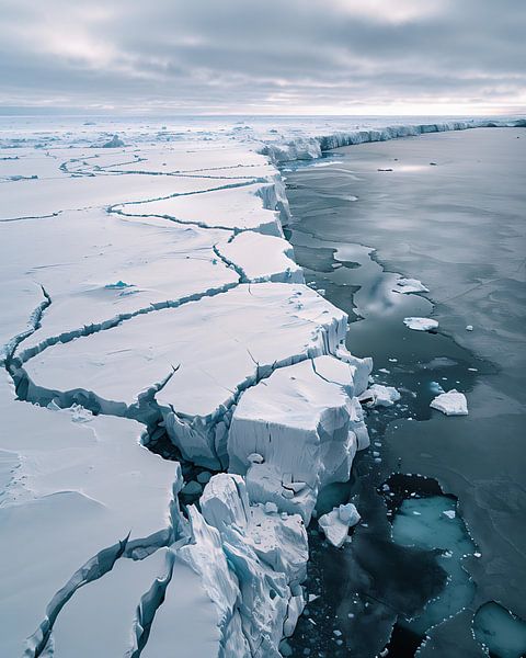 Poolijs ontsnapt van fernlichtsicht