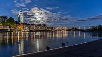 Supermoon rises above Deventer #2