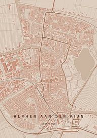 Map of Alphen aan den Rijn by Stef van Campen