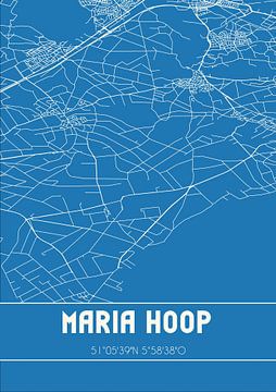 Blaupause | Karte | Maria Hoop (Limburg) von Rezona