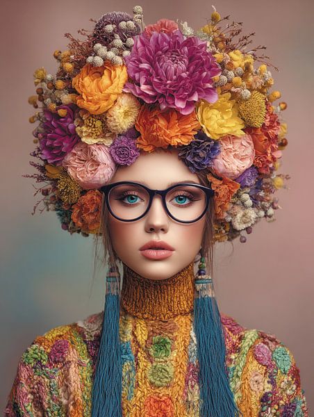 Flower lady by Ellen Novara-da Lima