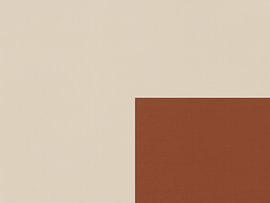 Minimal Abstract Composition in Warm Cream and Terracotta Block by Alfonz