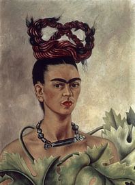 Frida, Selbstporträt mit geflochtenem Haar, 1941 von Atelier Liesjes