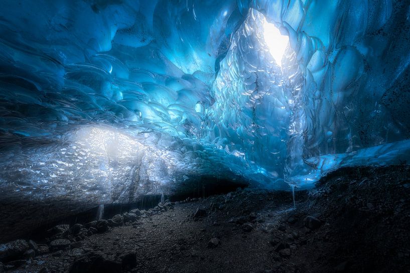 Beautiful ice cave in Vatnajokull - Iceland by Roy Poots