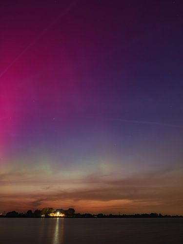 Noorderlicht boven Beers #2 van Lex Schulte