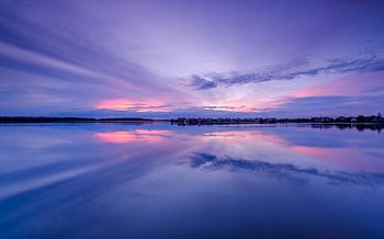 Borgmeren tijdens het blauwe uurtje