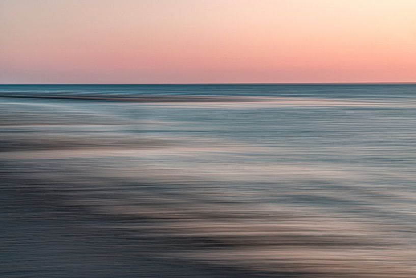 sunset by the sea by Bert ten Brink