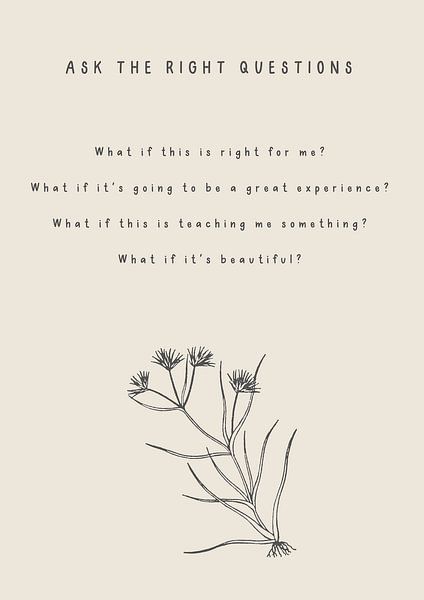 Ask the right questions by Studio Allee