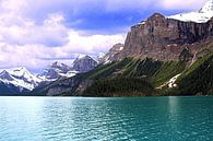 Mountain lake in Canada surrounded by Rocky Mountains by Thomas Zacharias thumbnail