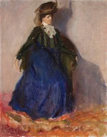 Romuald Kamil Witkowski - Studie van een zittende vrouw (1907)