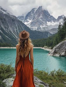 Blick im Herbst über die Landschaft