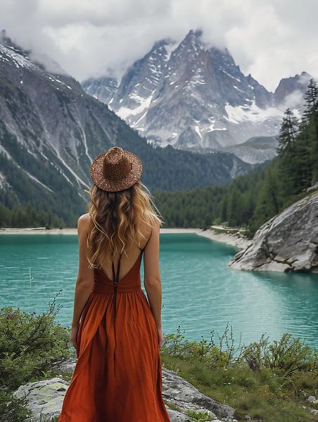 Blick im Herbst über die Landschaft von fernlichtsicht