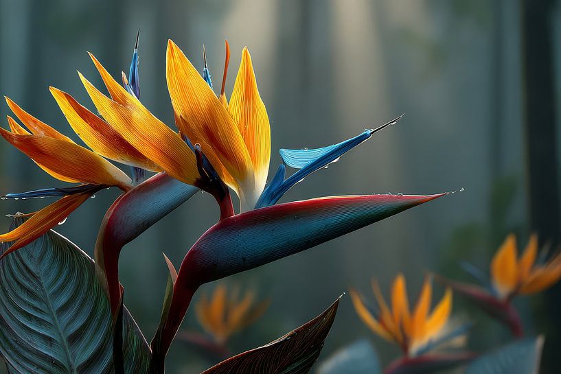 exotische Blumen im Regenwald von Egon Zitter