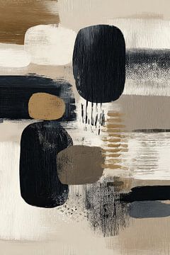 Abstrait organique en beige doux sur Your unique art