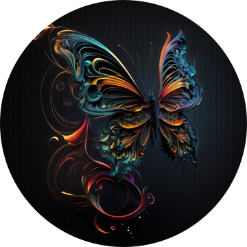 Angel Butterfly with curls van Natasja Haandrikman