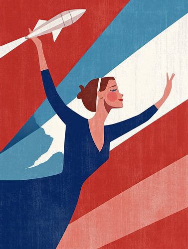 het meisje en de raket