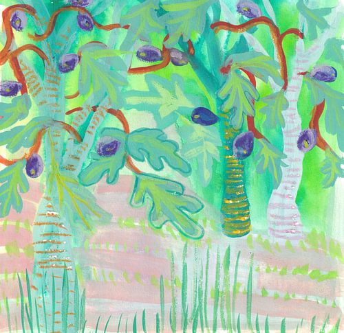 Sunlit Fig Grove