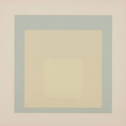 Josef Albers - Homage to the Square, beige, gris, Haute résolution