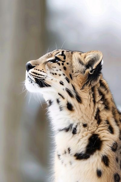 Painting of realistic leopard in detail by Art & Soul Creations