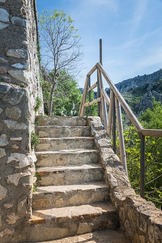 old monumental staircase