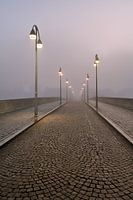 Sint-Servaasbrug in the fog - Maastricht at dawn