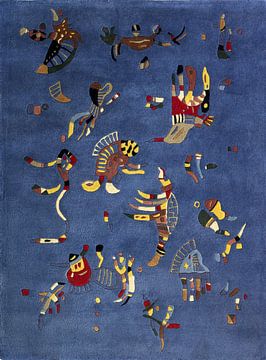 Hemelsblauw, WASSILY KANDINSKY, na 1940