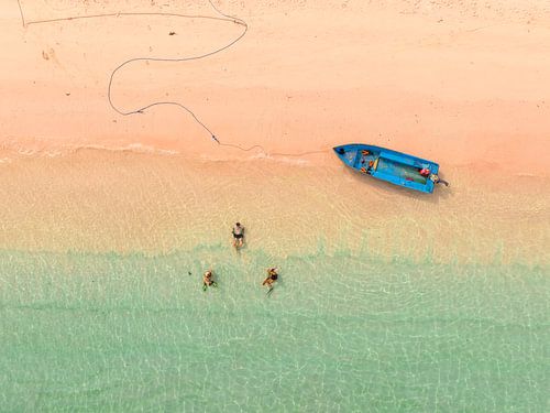 Pink Beach Indonesië – Tropische Dronefoto