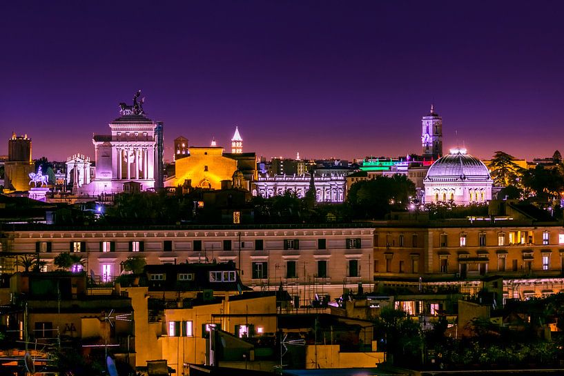 Evening view of Rome by Ellen Gerrits