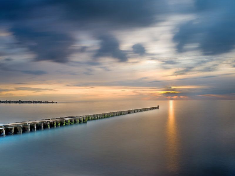Zonsondergang op de Oostzee van t.ART
