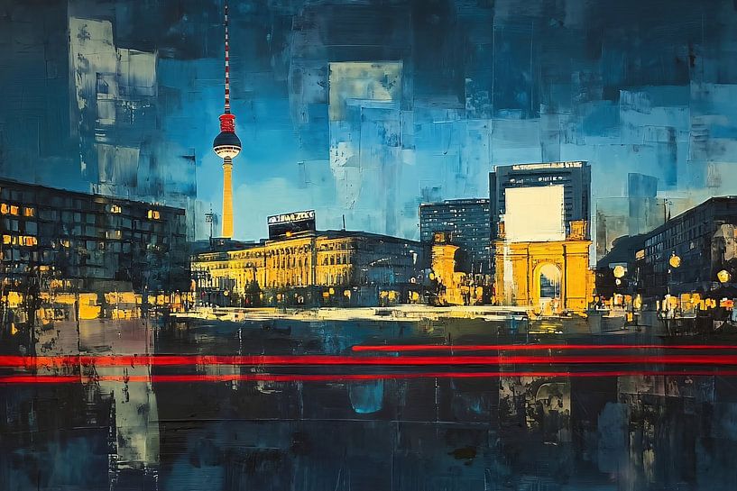 Ruhige Straßen von fernlichtsicht