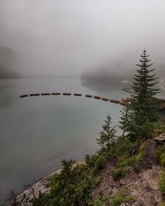 Pragser Wildsee in den Dolomiten.