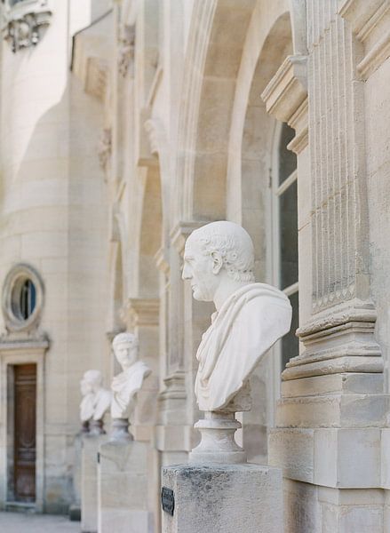 Busts at Chateau de Chantilly by Alexandra Vonk