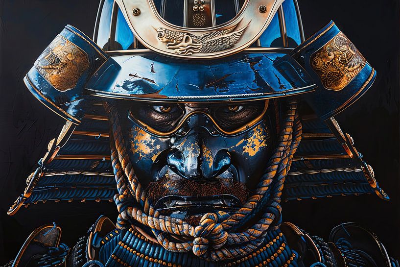 Japanse samoerai krijger,veldheer,shogun van Egon Zitter