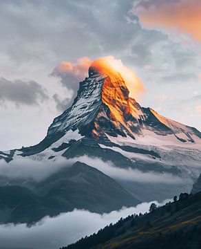 Alpenpanorama: Lichtmagie van fernlichtsicht