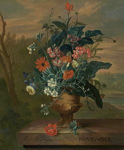 Zwölf Monate voller Blumen: November, Jacob van Huysum