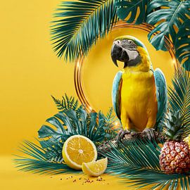 Oiseau tropical sur Gelissen Artworks