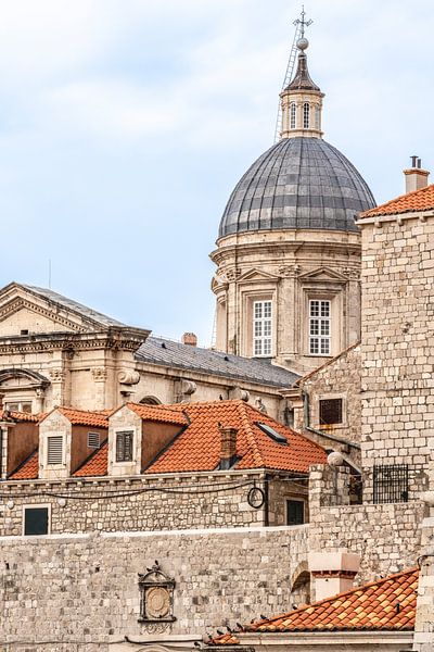 Stad close up Dubrovnik van Femke Ketelaar