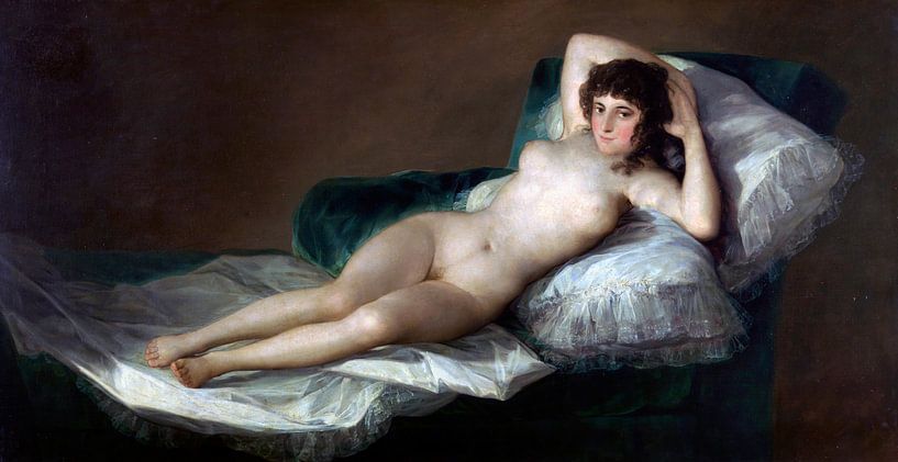 Die nackte Maja, Francisco de Goya von Meisterhafte Meister