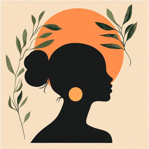 Köpfe voller Schönheit und Natur von Poster Art Shop