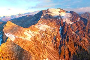 Goldenes Licht am Goldzechkopf und Hocharn