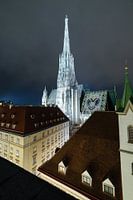 Stephansdom In De Avond