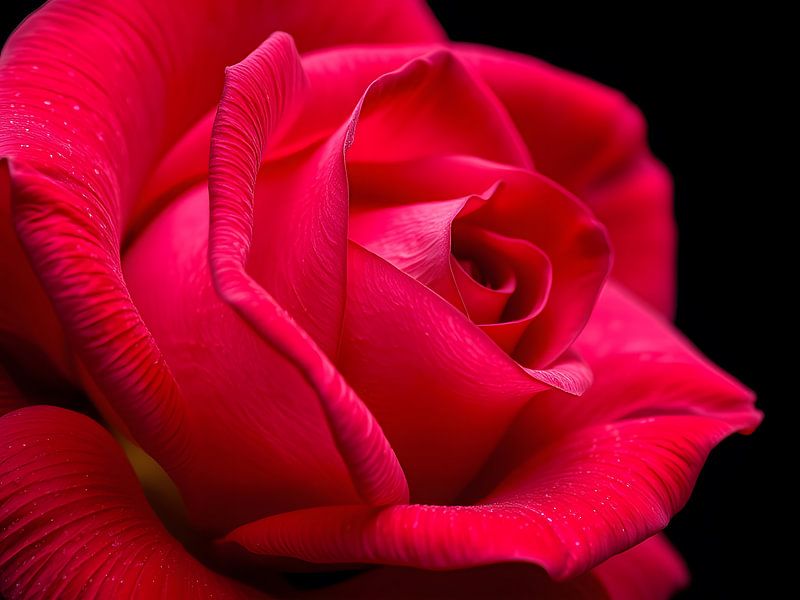 Eleganz in Blüte – Die Strahlende Rote Rose von ButterflyPix