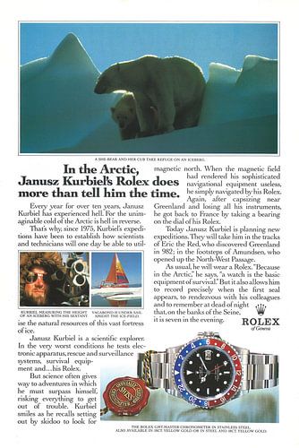 Publicité Rolex 1990