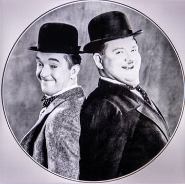 Stan Laurel and Oliver Hardy van Brian Morgan