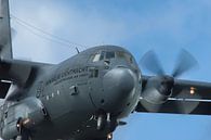 C-130  Hercules close up tijdens landing van Michel Postma thumbnail