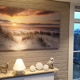 Kundenfoto: die Küste im Bild von eric van der eijk, auf leinwand