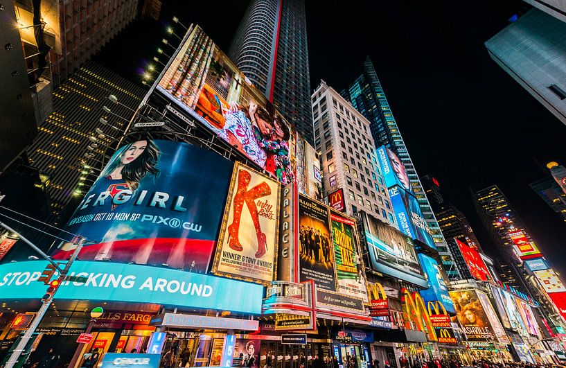 Time Square Manhattan New York von Lex van Doorn