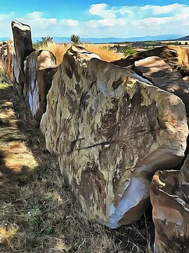 Now That Is What I Call A Stone Wall von Dorothy Berry-Lound