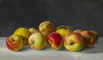 Süleyman Seyyid-Still Life with Apples